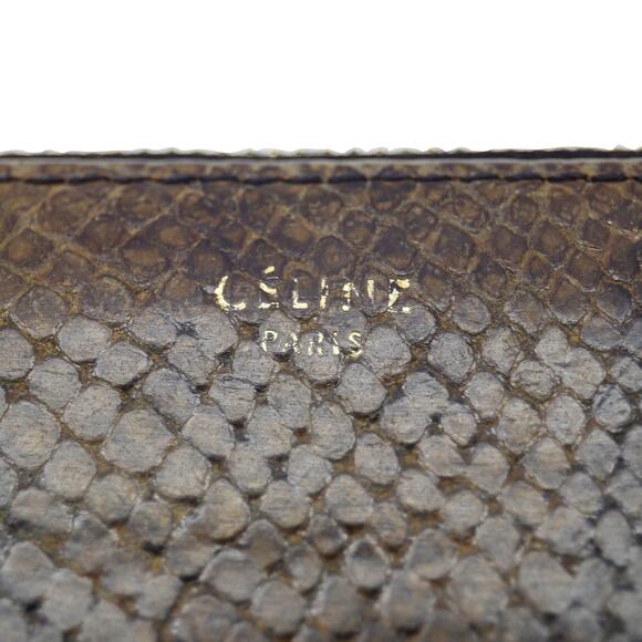 🔴 Celine Multifunction Zip Wallet - Black/Python - Picture 5 of 8